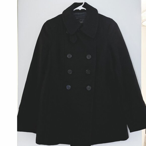 Marc Jacobs Black Pea Coat - Picture 1 of 3